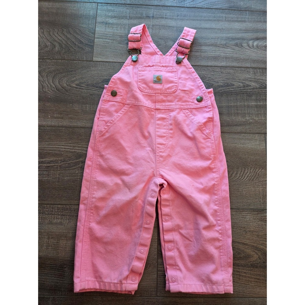 Carhartt baby girl overalls 12 mos